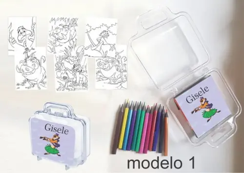 Maletinha Mini Lapis de Cor-timão