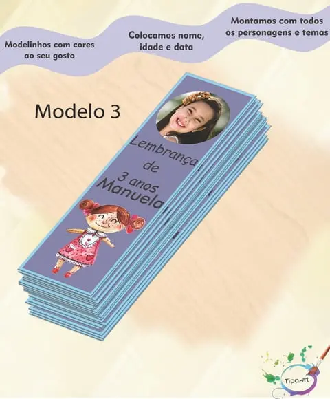 Marcador de Livro - Boneca