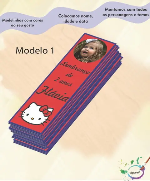 Marcador de Livro - Hello Kitty