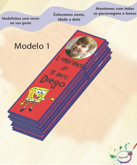Marcador de Livro -bob Esponja