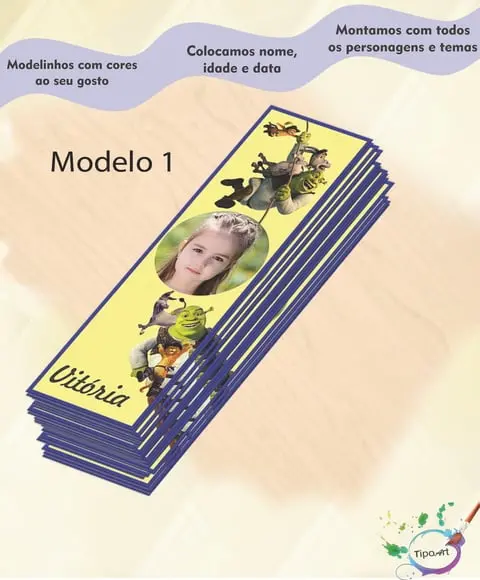 Marcador de Livro -shrek