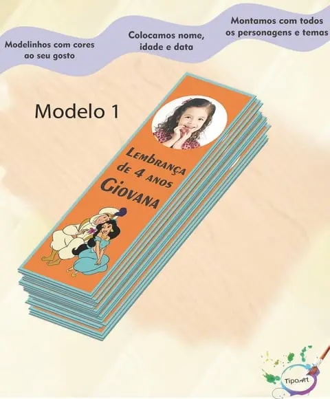 Marcador de Livro-aladim
