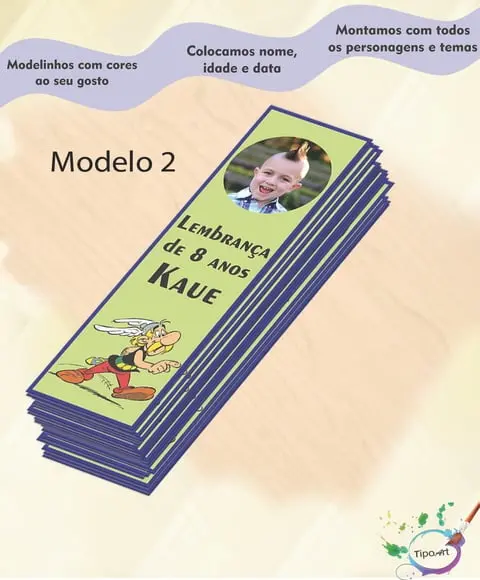 Marcador de Livro-asterix