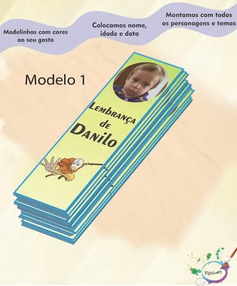 Marcador de Livro-avatar Aang