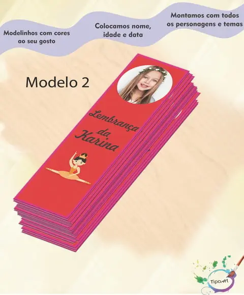 Marcador de Livro-bailarina