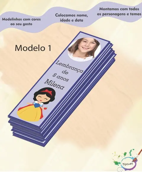 Marcador de Livro-branca de Neve