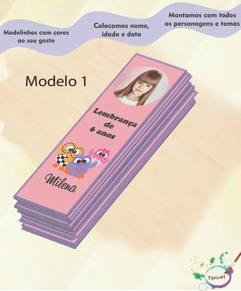 Marcador de Livro-bubu e as Corujinhas