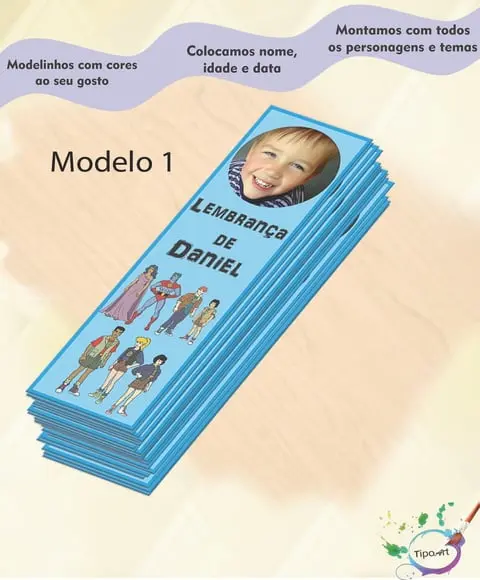 Marcador de Livro-capitão Planeta