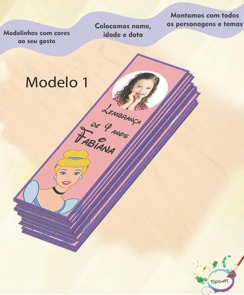 Marcador de Livro-cinderela