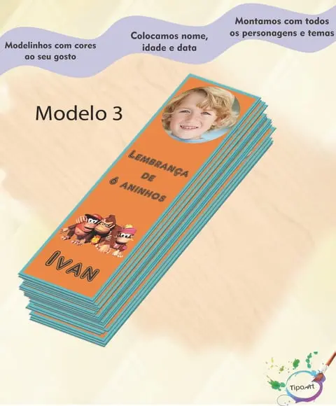 Marcador de Livro-donkey Kong