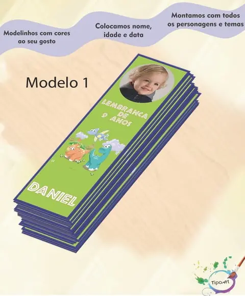 Marcador de Livro-dinossauros
