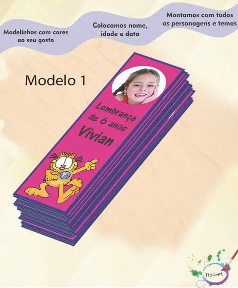 Marcador de Livro-garfield