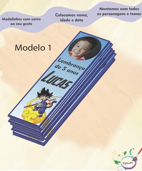 Marcador de Livro-goku