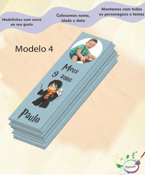 Marcador de Livro-harry Potter