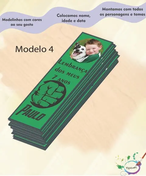 Marcador de Livro-hulk