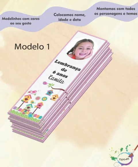 Marcador de Livro-jardim Encantado