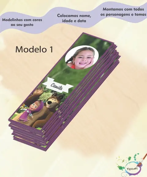 Marcador de Livro-masha