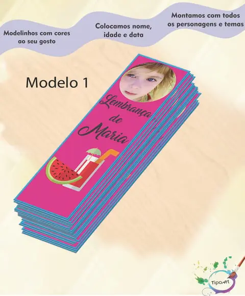 Marcador de Livro-melancia