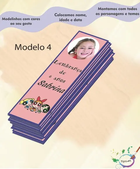 Marcador de Livro-menina Super Poderosas