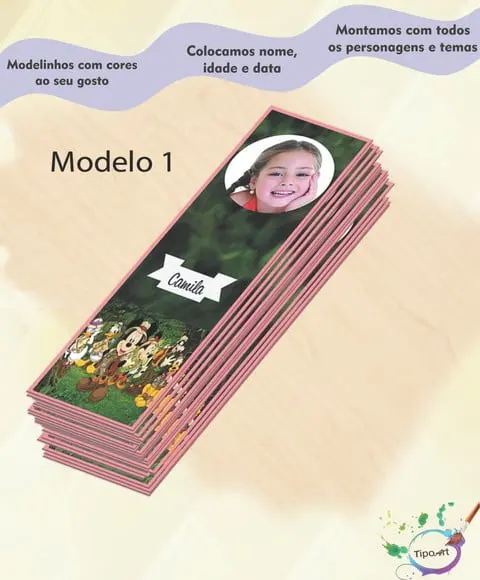 Marcador de Livro-mickey Safari