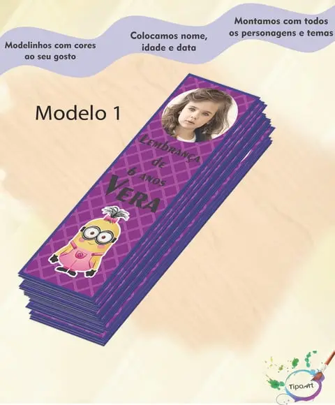 Marcador de Livro-minions