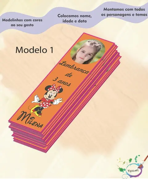 Marcador de Livro-minnie