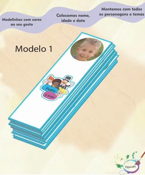 Marcador de Livro-mundo Bita