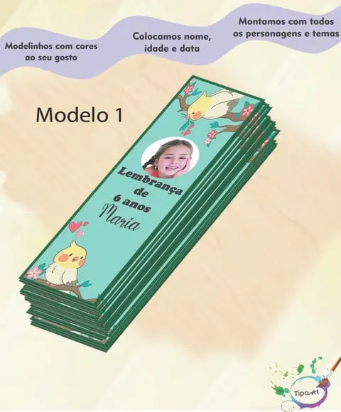 Marcador de Livro-pássaros