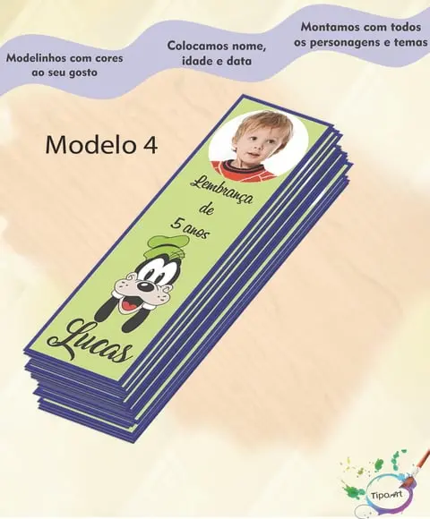 Marcador de Livro-pateta