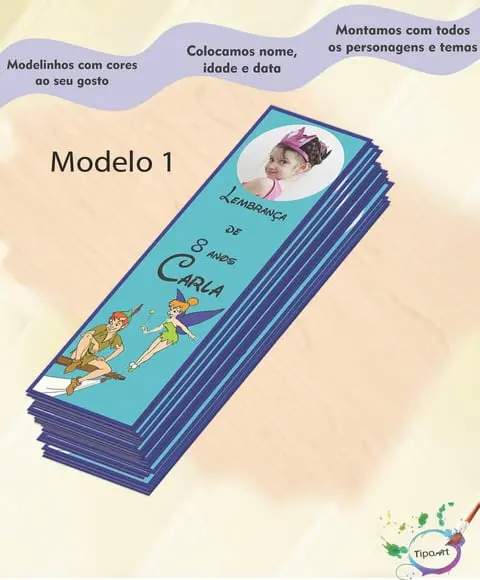 Marcador de Livro-peter Pan