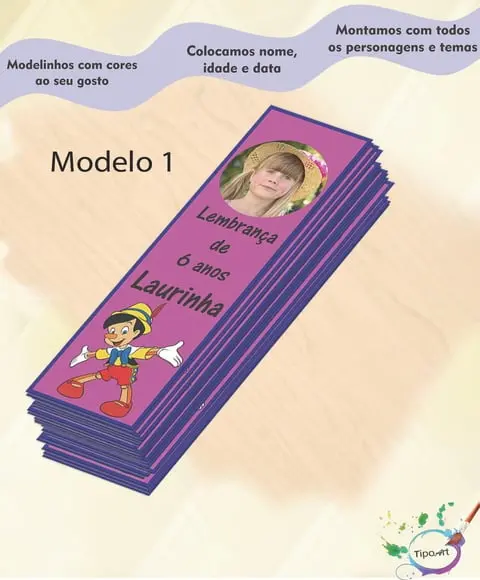 Marcador de Livro-pinoquio