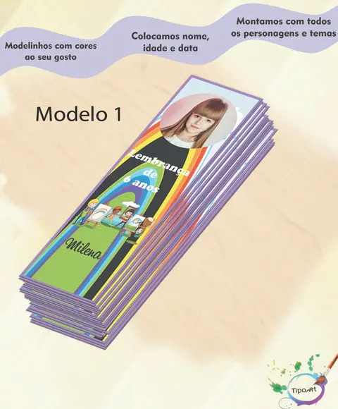 Marcador de Livro-pintando o 7