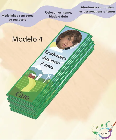 Marcador de Livro-pipa de Catavento