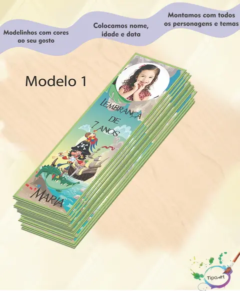 Marcador de Livro-pirata