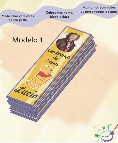 Marcador de Livro-pooh