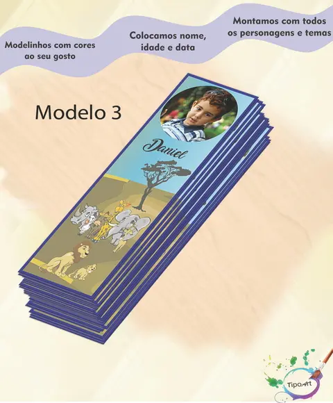 Marcador de Livro-safari