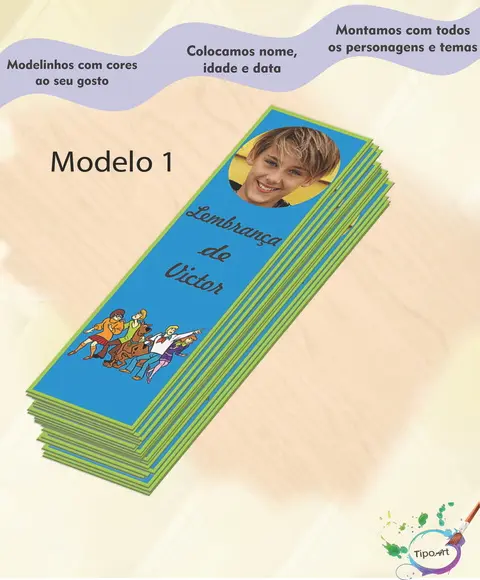 Marcador de Livro-scooby Doo