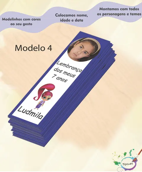 Marcador de Livro-shimmer Shine