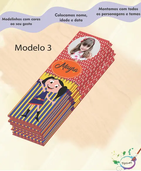Marcador de Livro-show da Luna