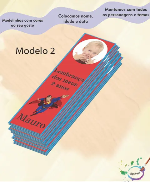 Marcador de Livro-super Homem