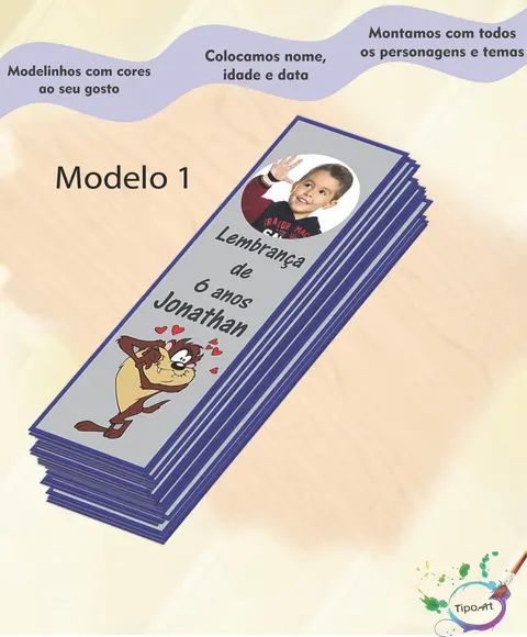 Marcador de Livro-taz Mania