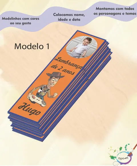 Marcador de Livro-toy Story