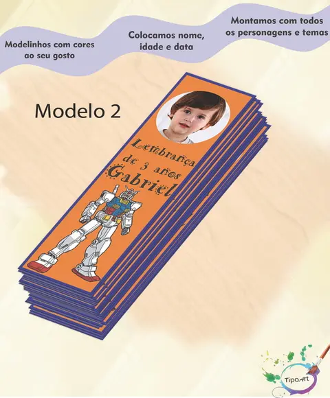 Marcador de Livro-transformers