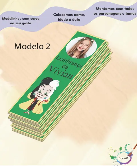 Marcador de Livro-vilões