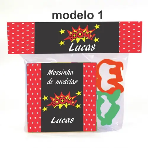 Massinha e 2 Cortador-bomba