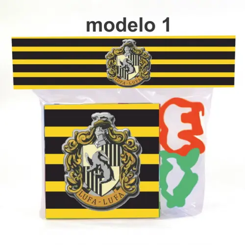 Massinha e 2 Cortador-brasões Hogwarts