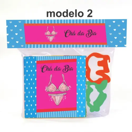 Massinha e 2 Cortador-chá de Lingerie#1