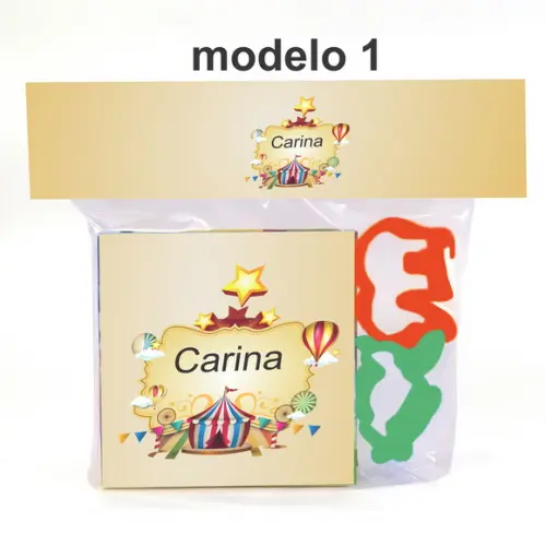 Massinha e 2 Cortador-circo
