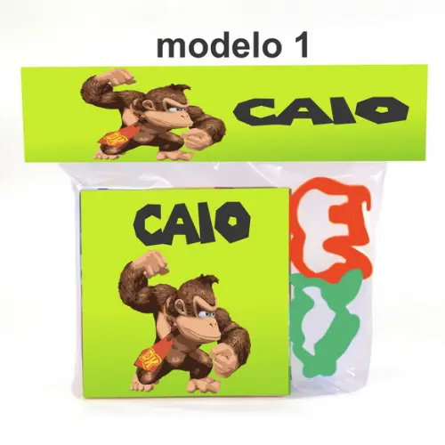Massinha e 2 Cortador-donkey Kong