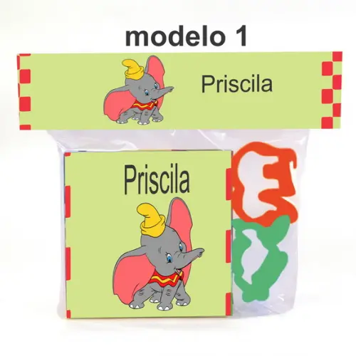 Massinha e 2 Cortador-dumbo
